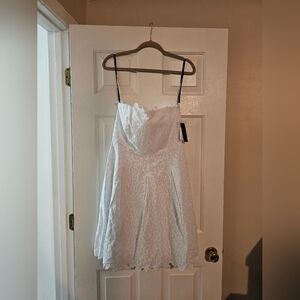Laundry By Shelli Segal White Eyelet Dress